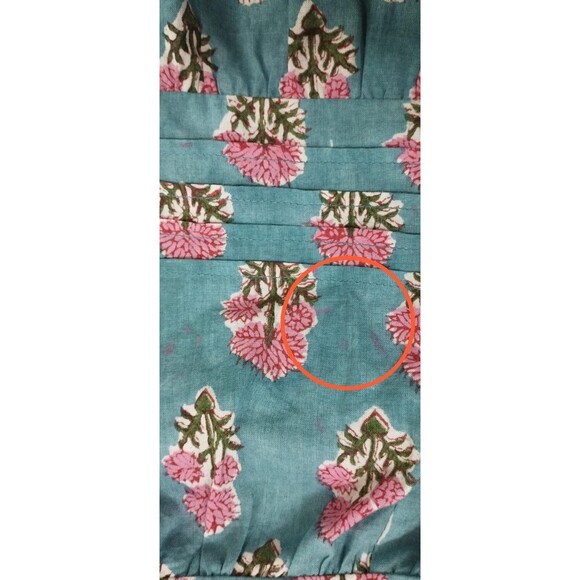 SAYLOR Anthropologie Malin Mini Dress Dahlia Floral Block Print Cotton S 282096 - Picture 10 of 11